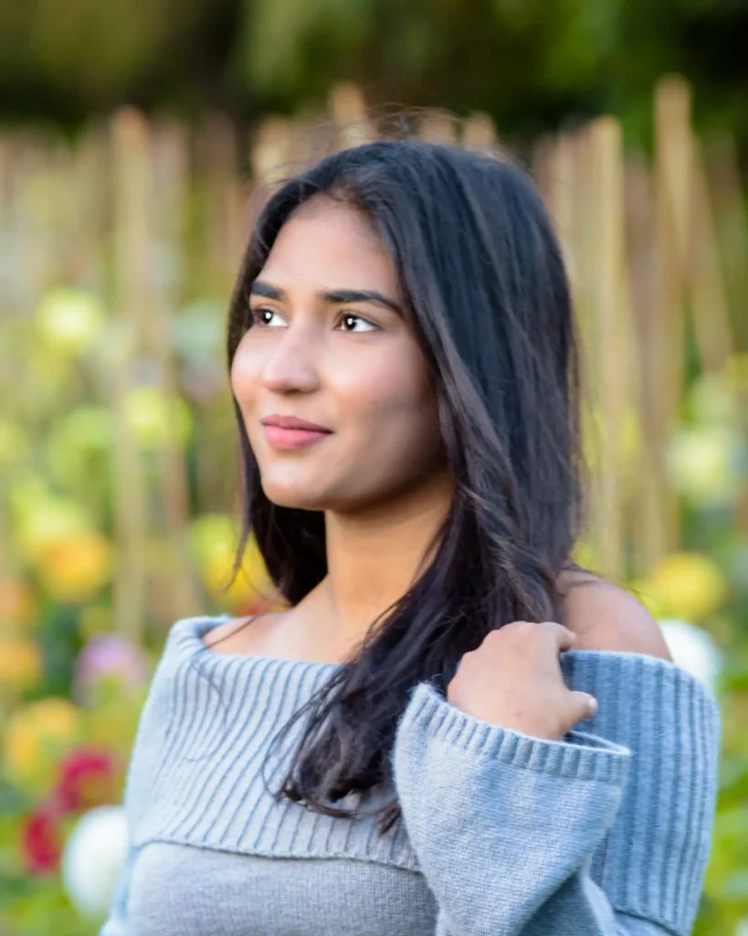 Hina-82-Edit Headshot of a young woman in an outdoor setting, captured by Dick Lloyd Photography